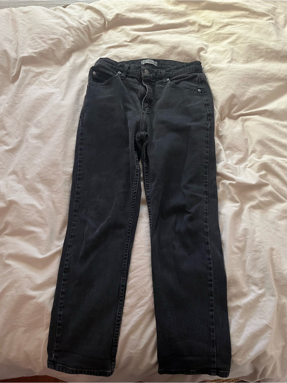 Lee Women's Black Straight-Leg Jeans